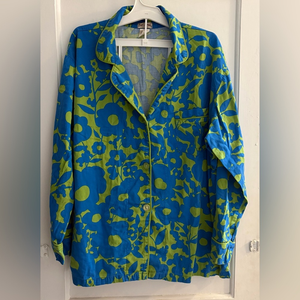 BedHead Pajama Top 100% Fine Cotton Size XL